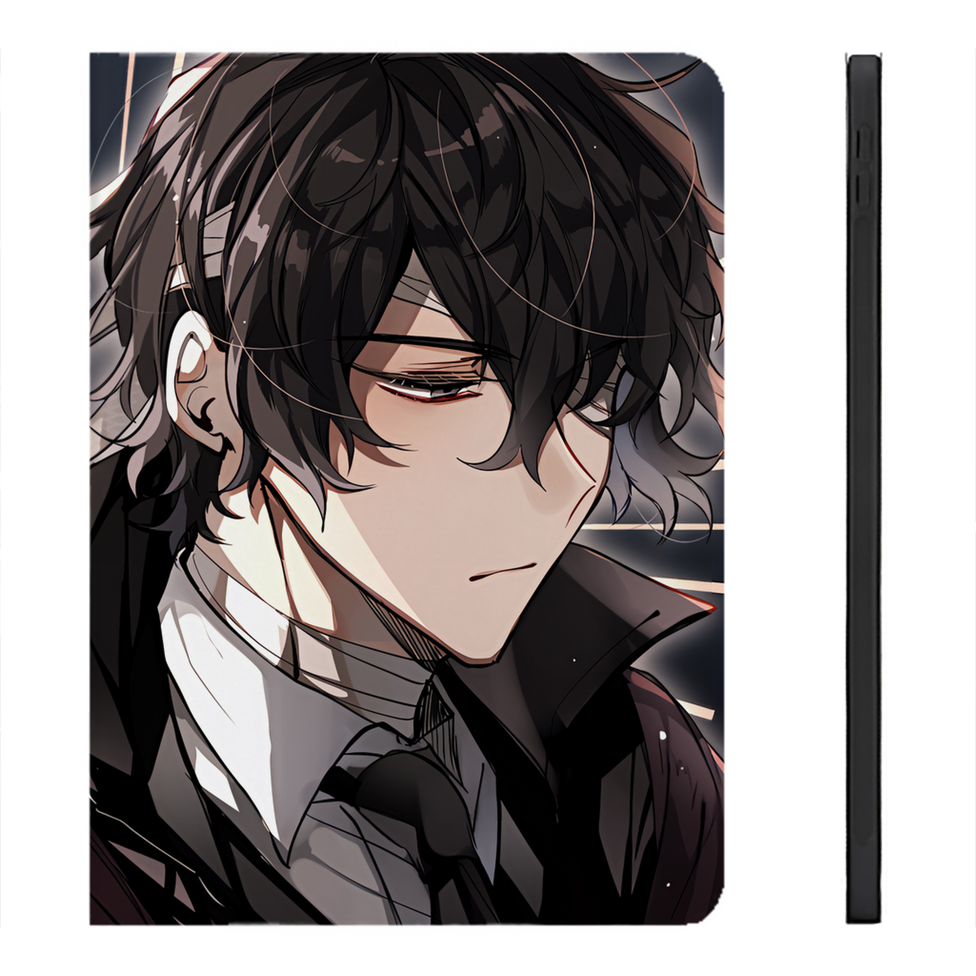 （画像用） 文豪ストレイドッグス Bungo Stray Dogs IPadケース ペンホルダー付き ブックスタイルデザイン